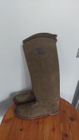 Damen Stiefel Wildleder olive Grösse 39 guter Zustand