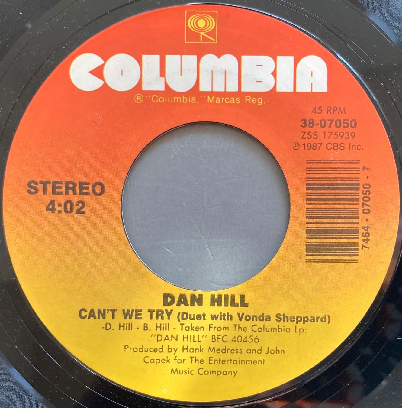 Schallplatten: DAN HILL WITH VONDA SHEPARD - CAN'T WE TRY – Gebraucht aus Poliez-Pittet von Newtown-Records 2