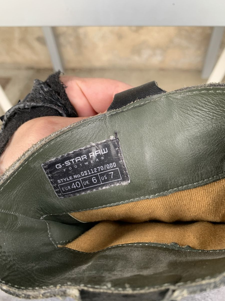 Scarpe da uomo: Bottes g-star – Usato da Vernier venduto da Moca78 5