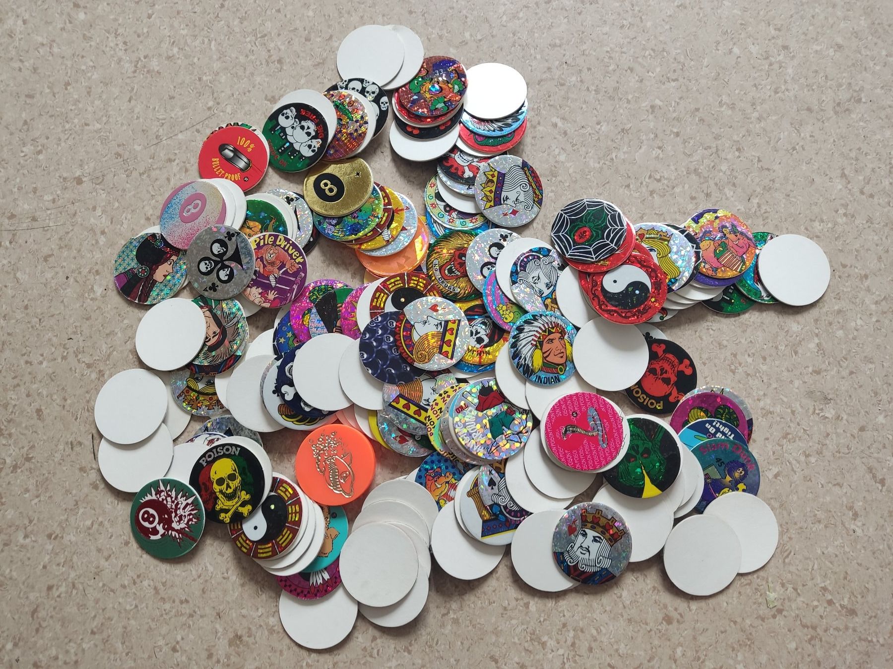 Spiele: Chupa Chups Cap / POGs / Fun Caps 180stk – Gebraucht aus Bütschwil von