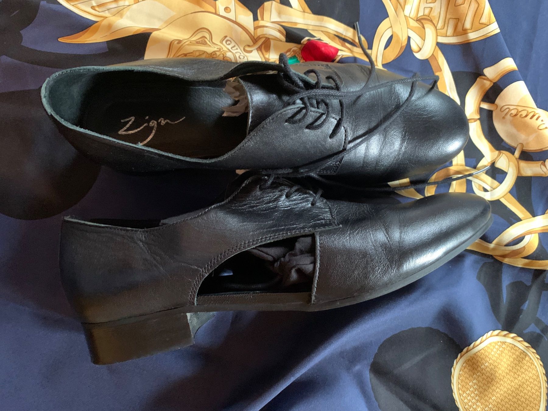 Damenschuhe: ZIGN Schnürschuhe Gr  41 Farbe: Schwarz Material: 100% Leder – Gebraucht aus Interlaken von Bona55 4