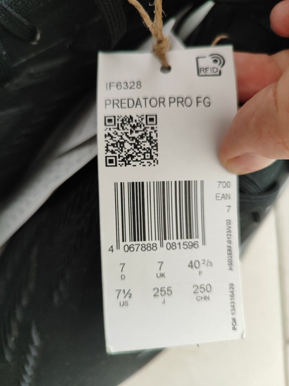 Adidas Scarpe da uomo: Nockenschuhe Adidas Predator Pro FG Gr. 40 2/3 – Nuovo e nell'imballaggio originale da Seon venduto da Mandes1 3