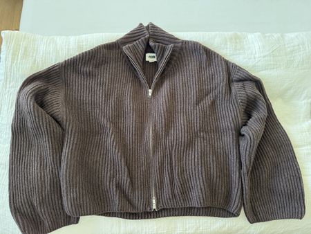 Strickjacke mit Reissverschluss NOM Gr. M/L