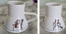 Spezielle Tasse UNUMKIPPBAR, konische Form, Wintermotiv