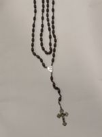 Rosenkranz Kreuz INRI Madonna Andacht Gebetskette Gebet 44cm