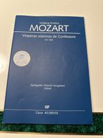 Mozart: Vesperae solennes de Confessore - Klavierauszug