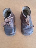 Antiquität echt Leder Kinderschuhe ca 70 jährig