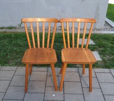 Zwei Vintage Stühle von Horgen Glarus 1950-60er
