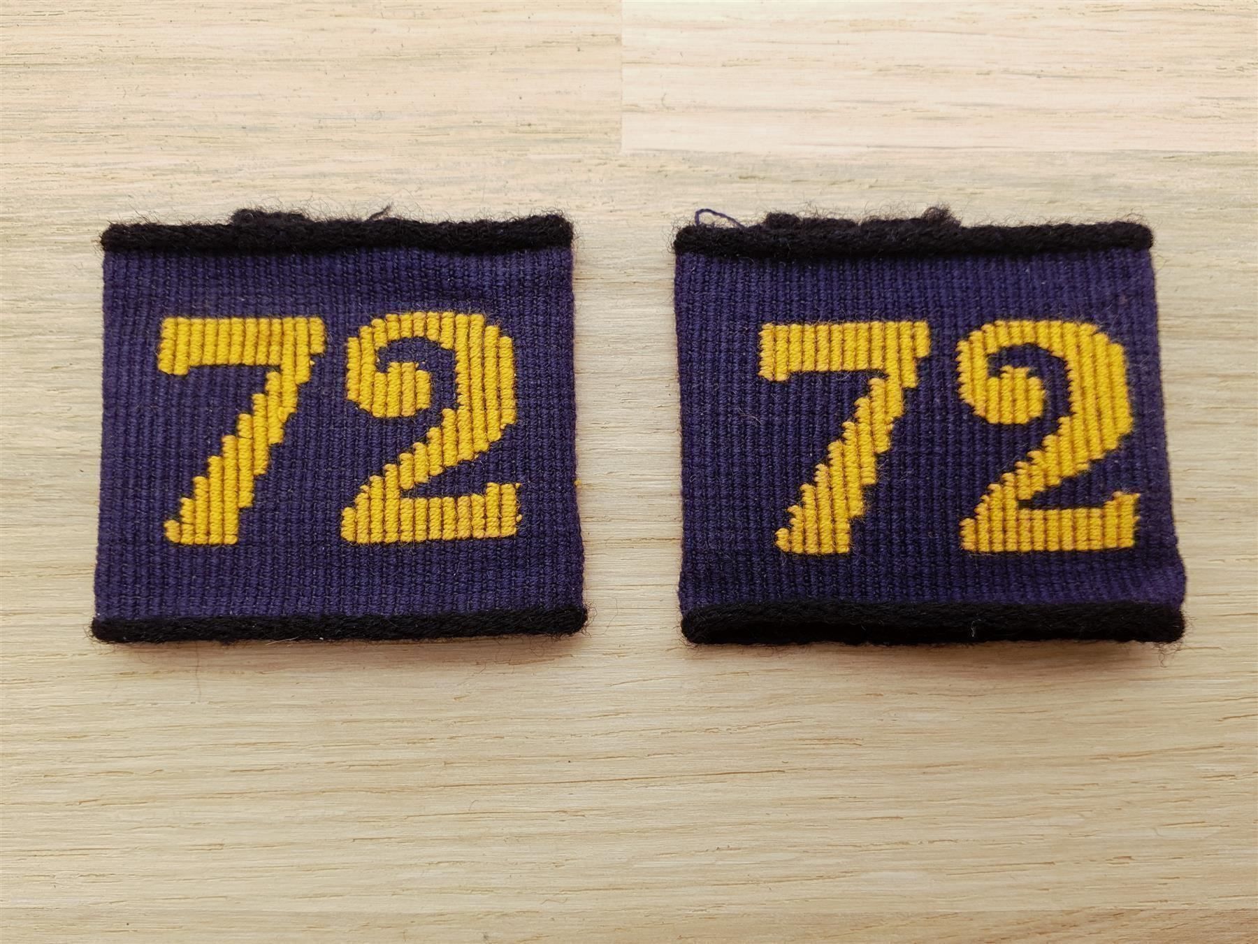 Uniformi: Achselschlaufen / Patten 72 – Usato da Erlinsbach venduto da S700