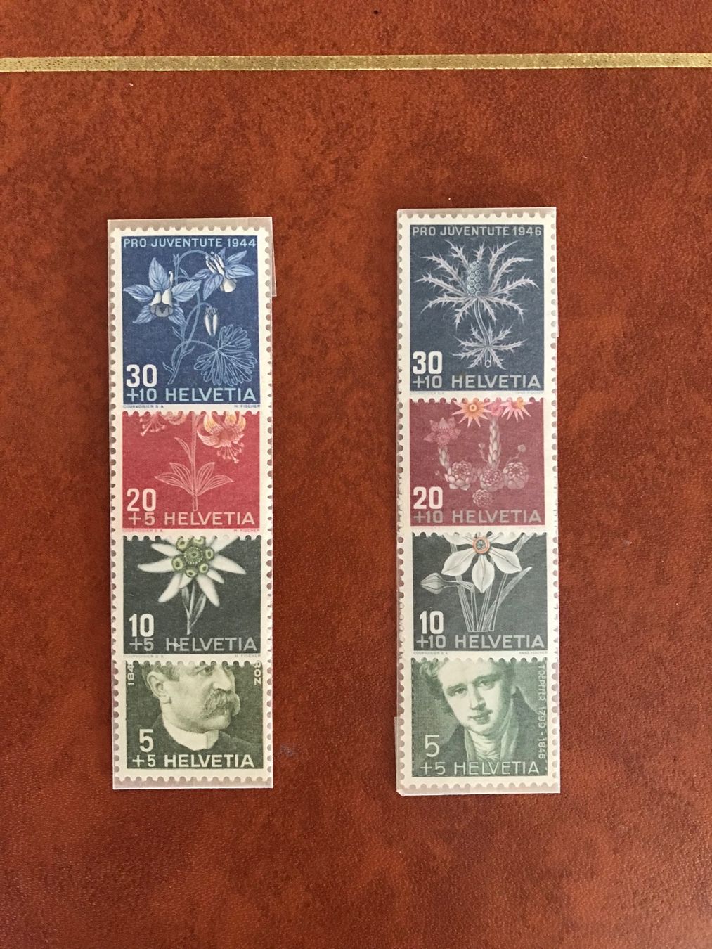 Tutti i francobolli: Pro Juventute 1944/46 postfrisch – Nuovo e nell'imballaggio originale da stäfa venduto da brandy66
