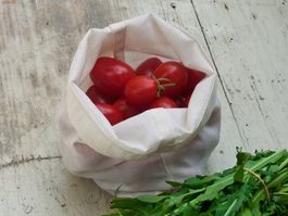 Naturtasche Obst-, Gemüse- und Brotbeutel aus Bio-Baumwolle