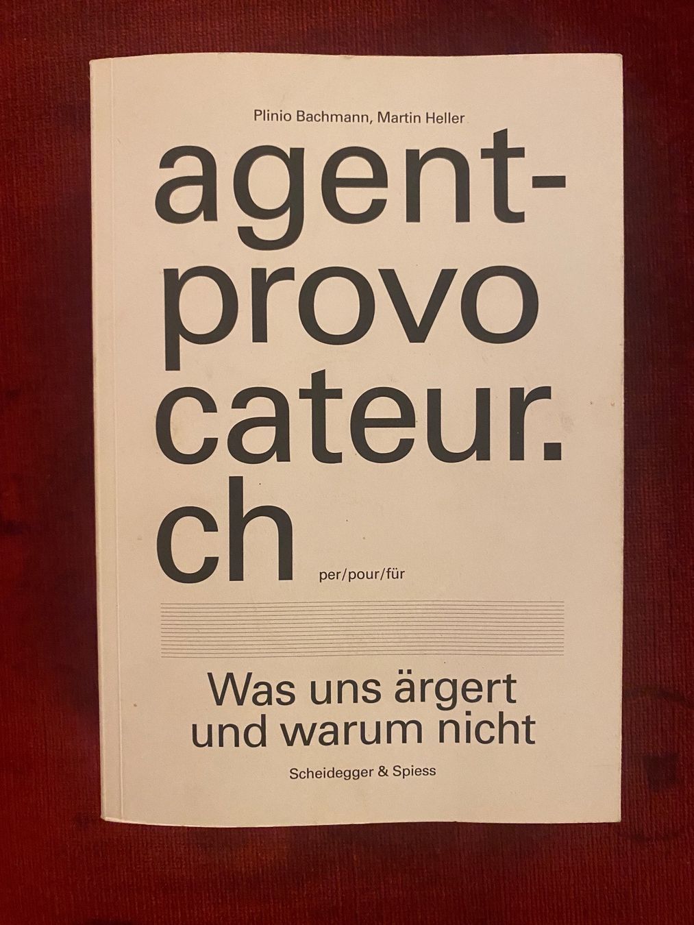 Libri: agent-provokateur.ch – Usato da winterthur venduto da Velusik24