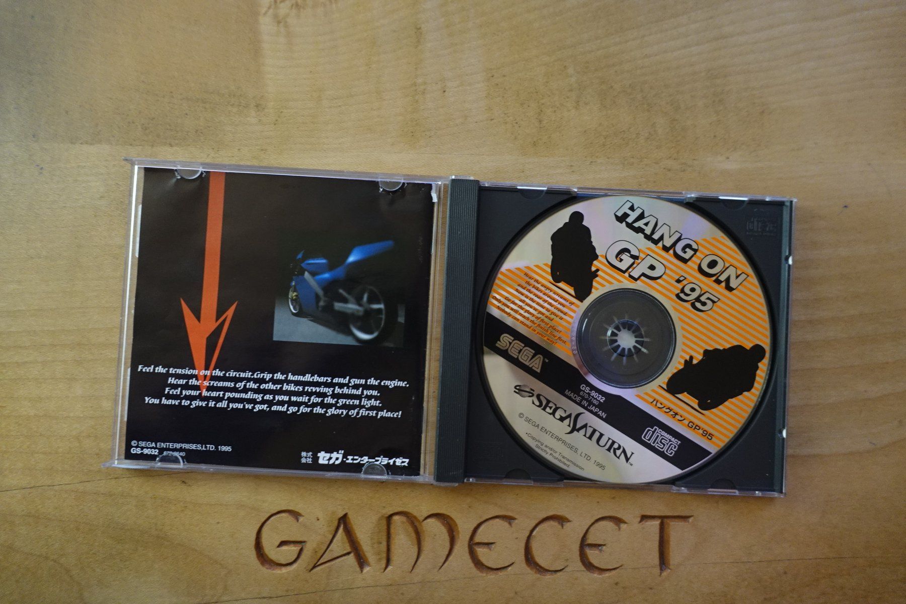 Sega Giochi: Hang On GP '95 - Japan - Sega Saturn – Usato da Steinach venduto da Gamecet 3
