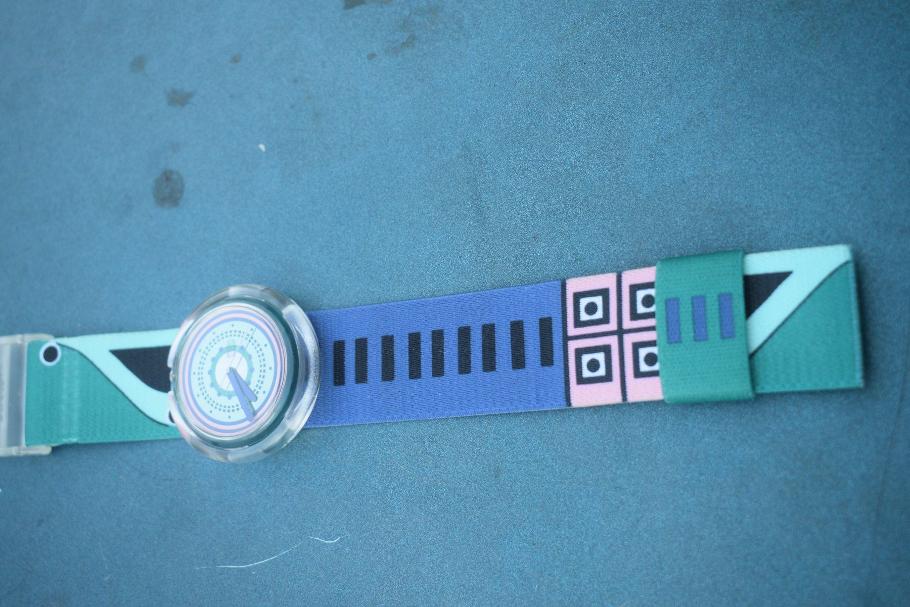 Swatch Orologi: O.Pop Swatch Uhr 1990 neu – Nuovo e nell'imballaggio originale da Brügg BE venduto da Aristotolius 1