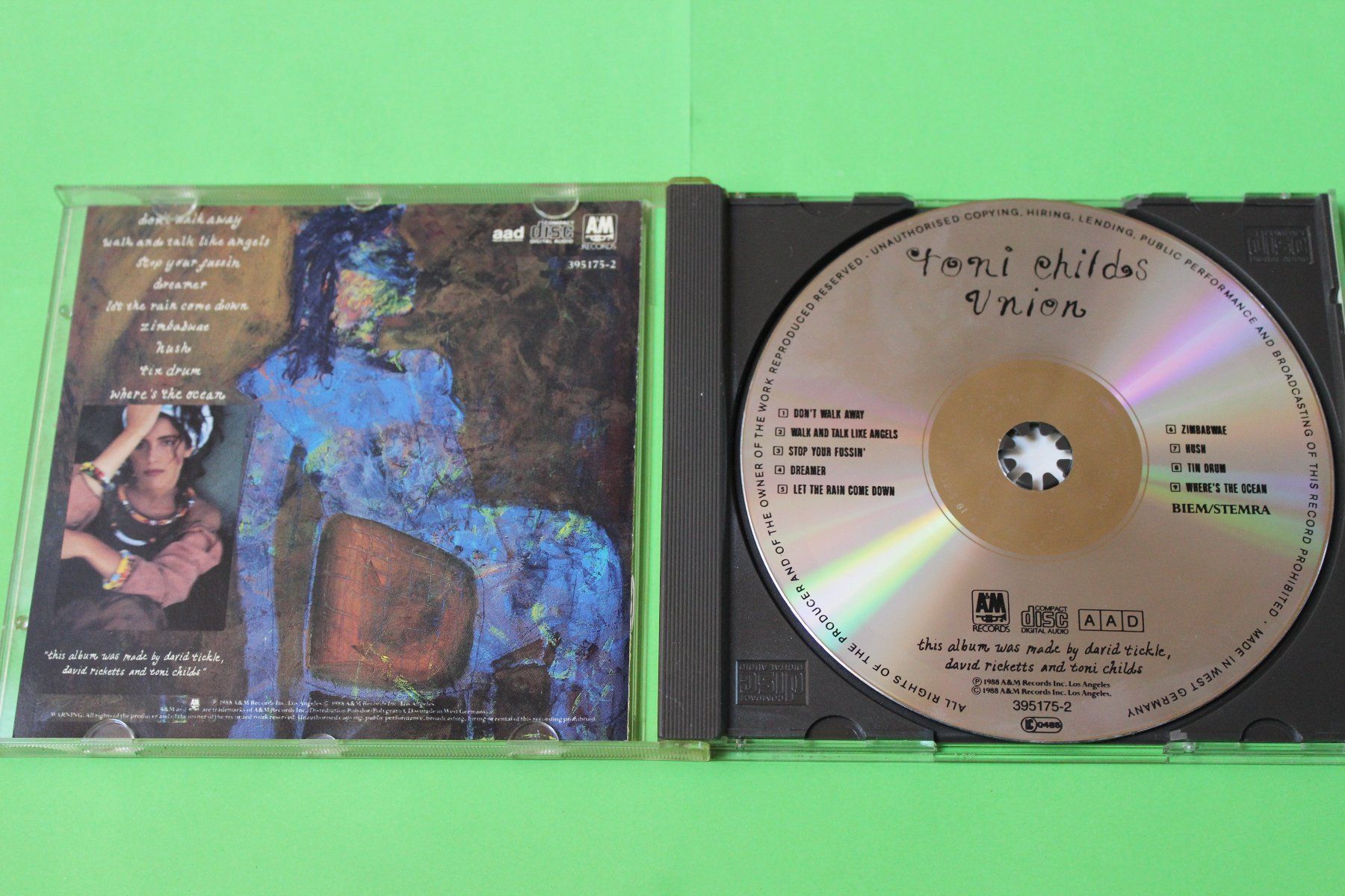 CD: TONI CHILDS - UNION 80s-CD 1988!!!!!!!! – Usato da Tübach venduto da JamesStone 3