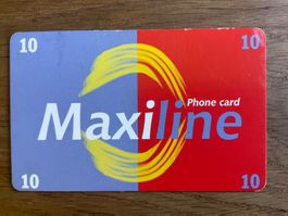 Prepaid Telefonkarte Maxiline