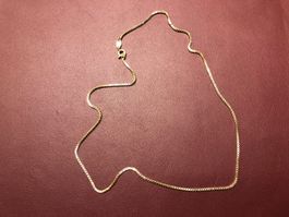 Feine Damenkette Venezianer aus 14 Karat Gelbgold Au 585