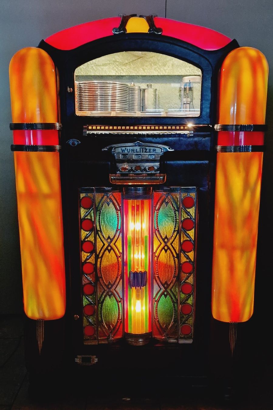Wurlitzer Jukebox: Musikbox Jukebox Wurlitzer Modell 800 – Usato da Geroldswil venduto da jukeman