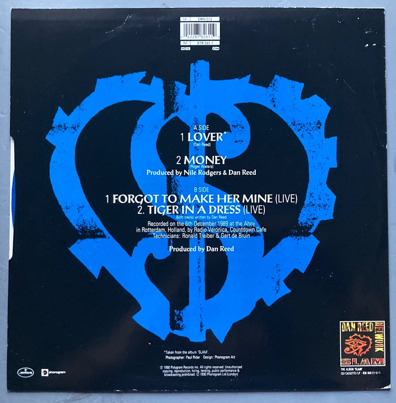 Dischi in vinile: DAN REED NETWORK - LOVER / MONEY – Usato da Poliez-Pittet venduto da Newtown-Records 2