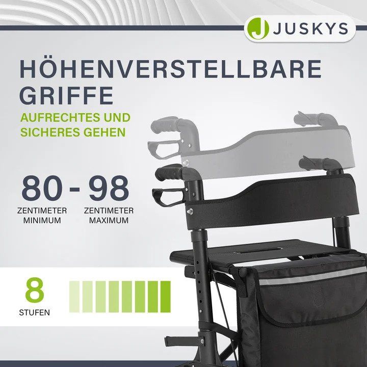 Gehhilfen: Aluminium Rollator Vital mit Sitz – Neu und originalverpackt aus Kreuzlingen von DealBlitz 7