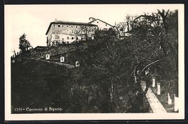 Bigorio, Convento, Blick zum Nonnenklost