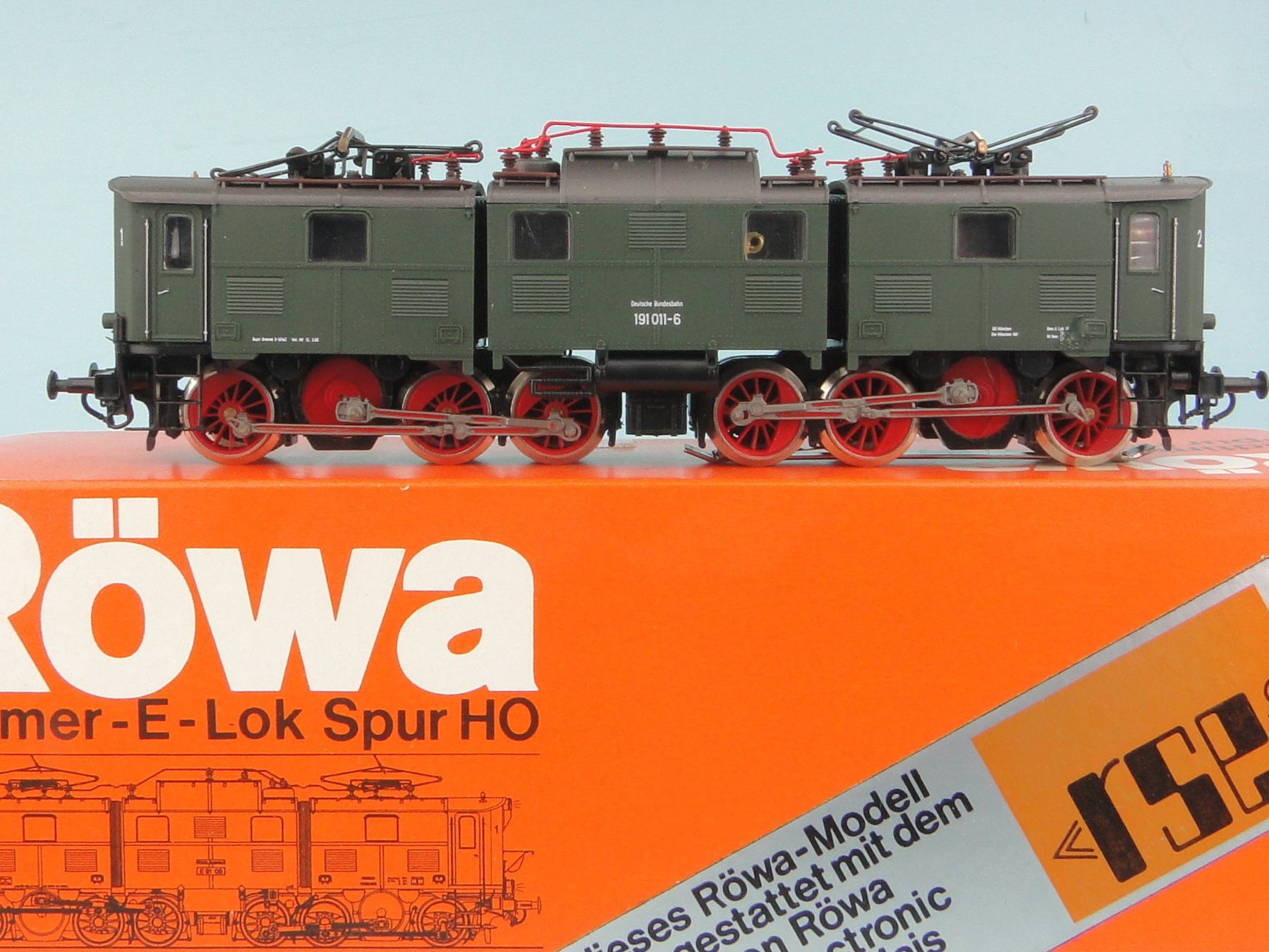 Modellini di ferrovie: RÖWA Oldtimer E Lok 1404 – Usato da Bülach venduto da cann11 6