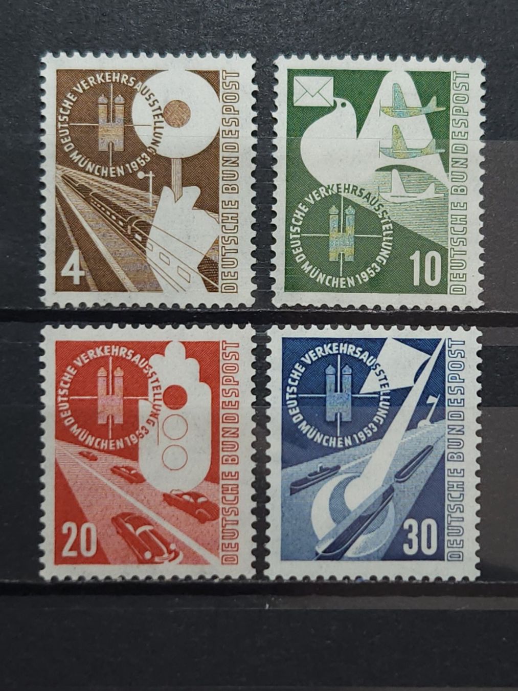 Tutti i francobolli: BRD Mi-Nr.167-170 Postfrisch Tadellos 85 Fr – Nuovo (secondo la descrizione) da Kriens venduto da Nidfeld45