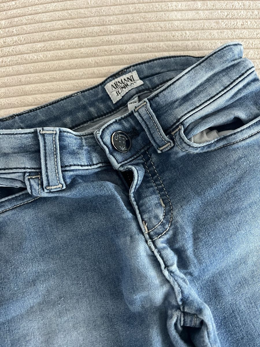 Armani Pantaloni: ARMANI JEANS STRETCH SEHR SCHMAL GR 128/134 – Usato da Basel venduto da theo-g77 1