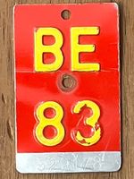 BE 83 - VELONUMMER - FAHRRADSCHILD - PLAQUE DE VELO - BE 83