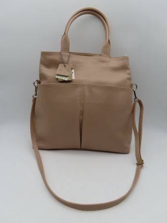 Bata Ledertasche in Beige