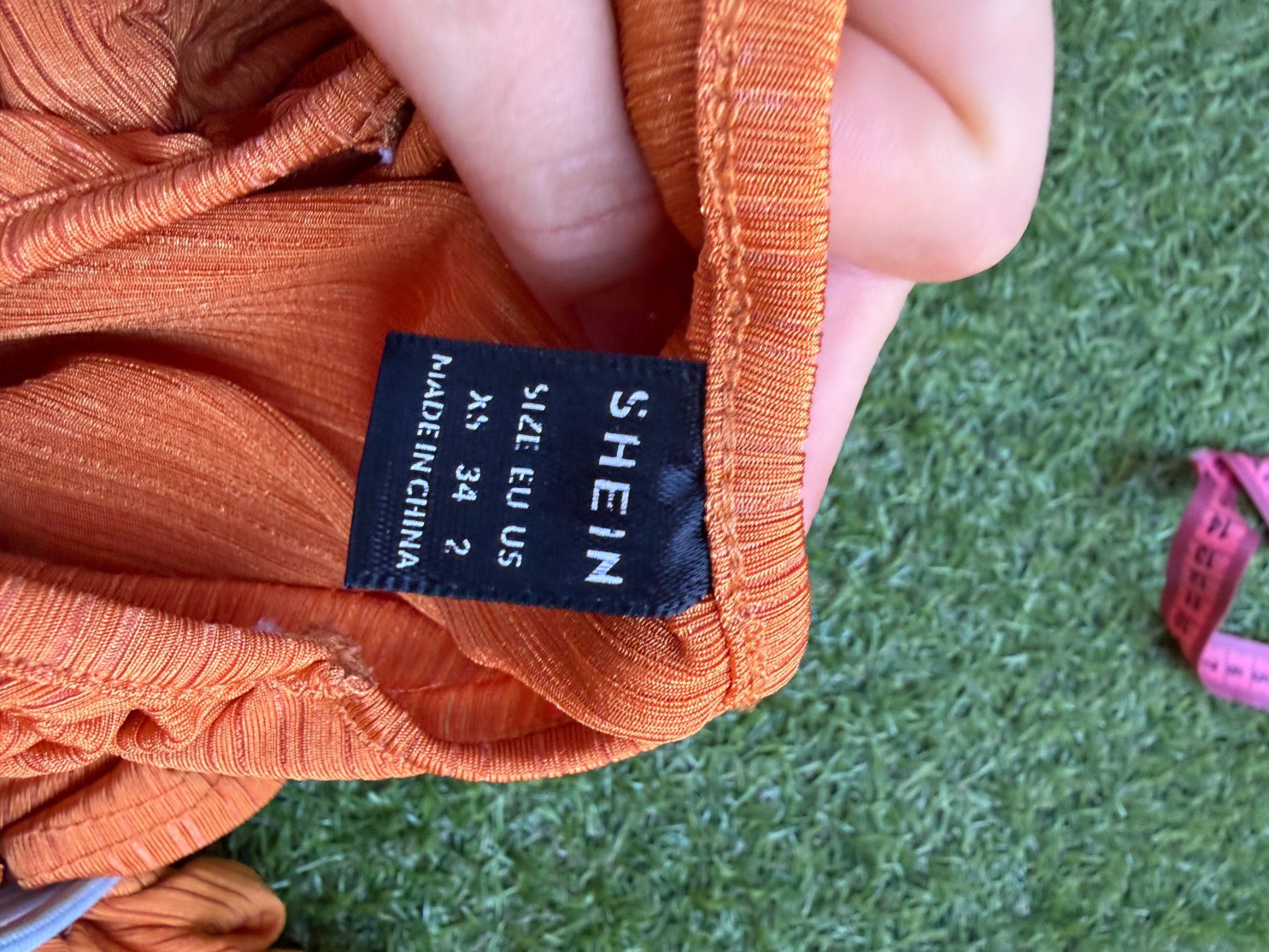 Chemisiers: Damen Oberteil orange Grösse XS – D'occasion à Riehen par ann_76jw 1