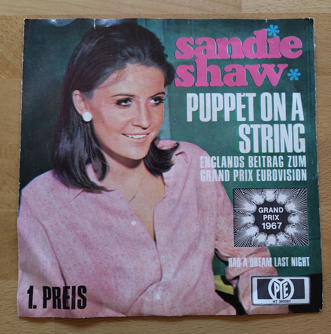 Dischi in vinile: Sandie Shaw - Puppet on a String 7" Vinyl Single 1967 – Usato da Bonaduz venduto da Gluehwuermchen44