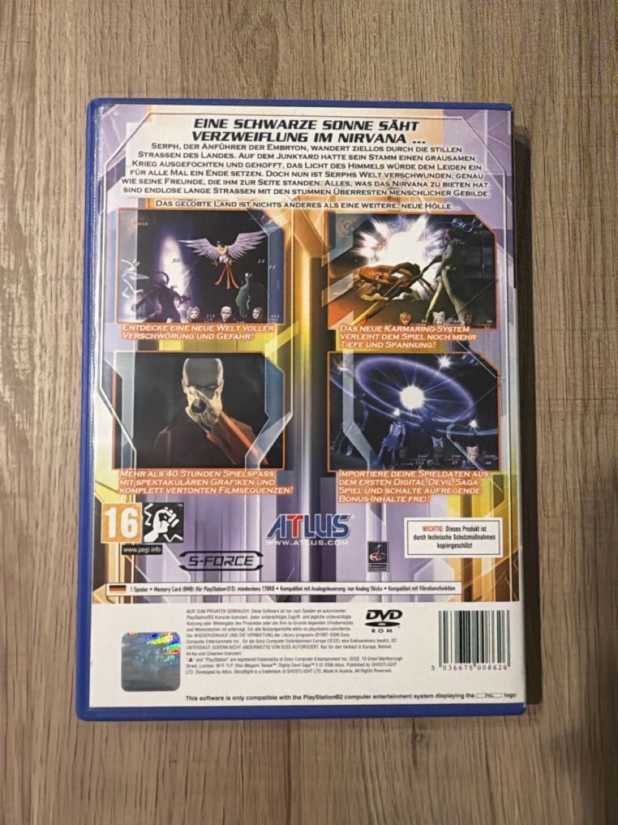 Spiele: SMT Digital Devil Saga 2 Ps2 – Gebraucht aus Hagendorn von masterchieff 1
