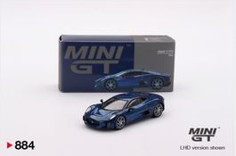 Jaguar C-X75 Blue 1/64 Mini GT