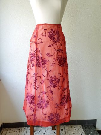 ROCK MAXIROCK JUPE S 36 2 LAGIG KLEID TOP zu bluse tunika