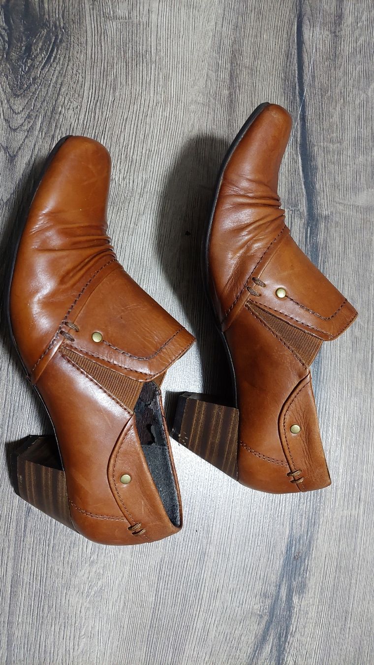 Damenschuhe: Braune Leder-Schuhe Grösse 36 – Gebraucht aus Gwatt (Thun) von Letzte-Chance-III 5