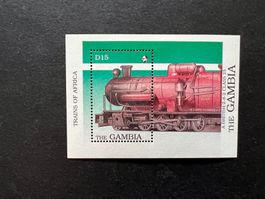 Gambia, Eisenbahn, MiNr. Block 68 ** Luxus (C618)