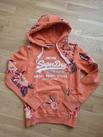 Superdry sweat à capuche floral d'été, taille M, comme neuf