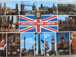 Ansichtskarte London, Gruss aus London, 1979, Top!