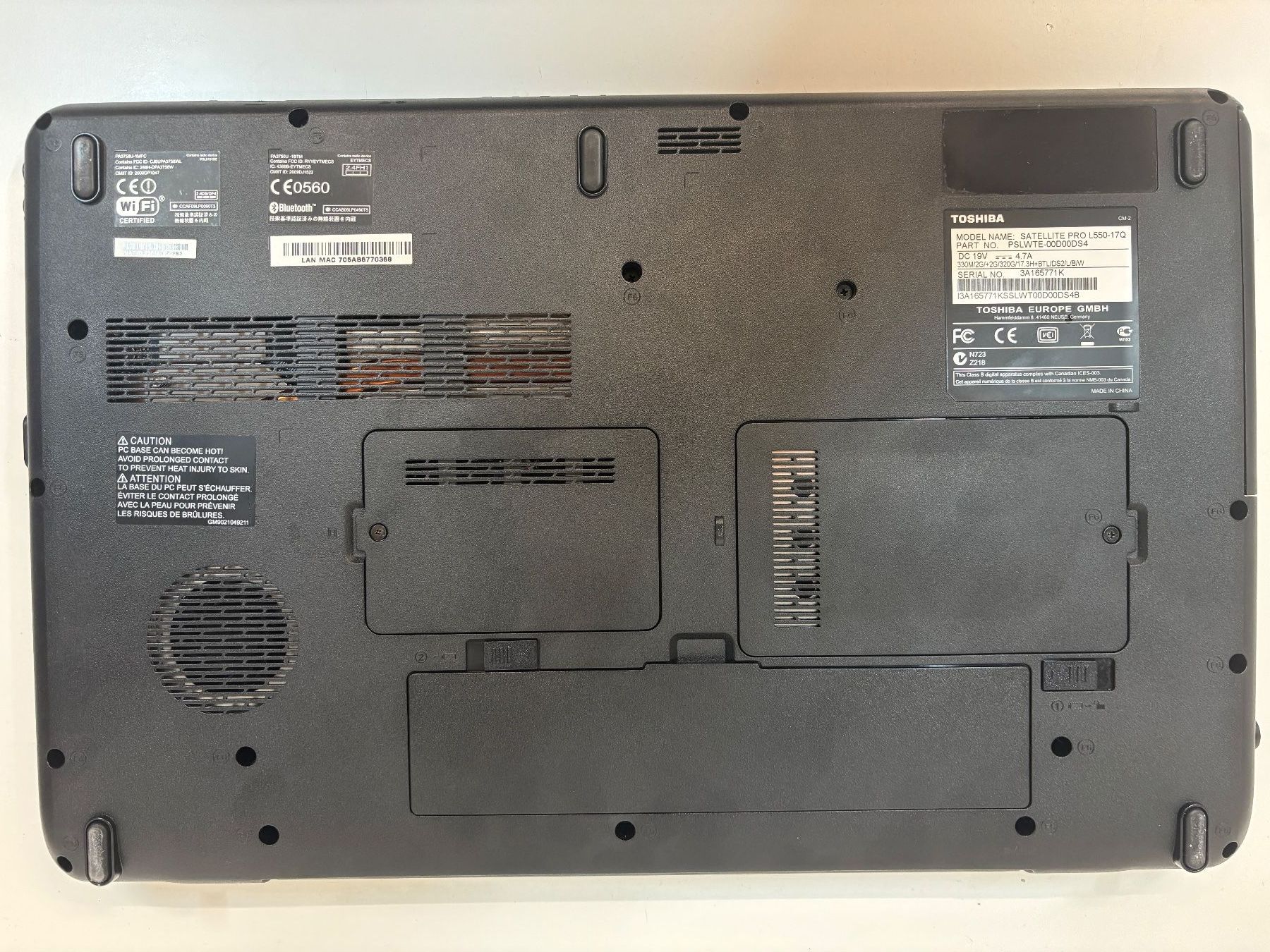 Toshiba Notebooks: Notebook 17.3" Toshiba Satellite Pro, Intel Core i3, DEFEKT – Defekt aus Lachen SZ von alcom-electronics 5