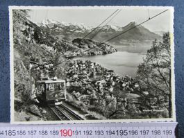 VITZNAU 1957 LU AK RIGI-BAHN NIDWAILDNERALPEN
