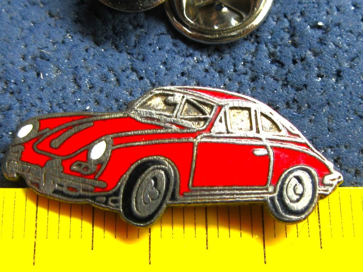 Porsche Placchette & Badge: POIRSCHE 356 ROT OLDTIMER AUTO PIN ENAMEL VINTAGE – Usato da Ettingen venduto da Hausi4711 1
