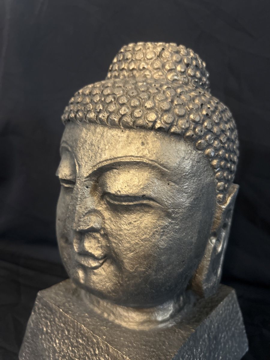 Skulpturen & Statuen: Buddha Kopf Skulptur Zen Deko Figur – Gebraucht aus Glarus von KunstWerkEr-LS87 2