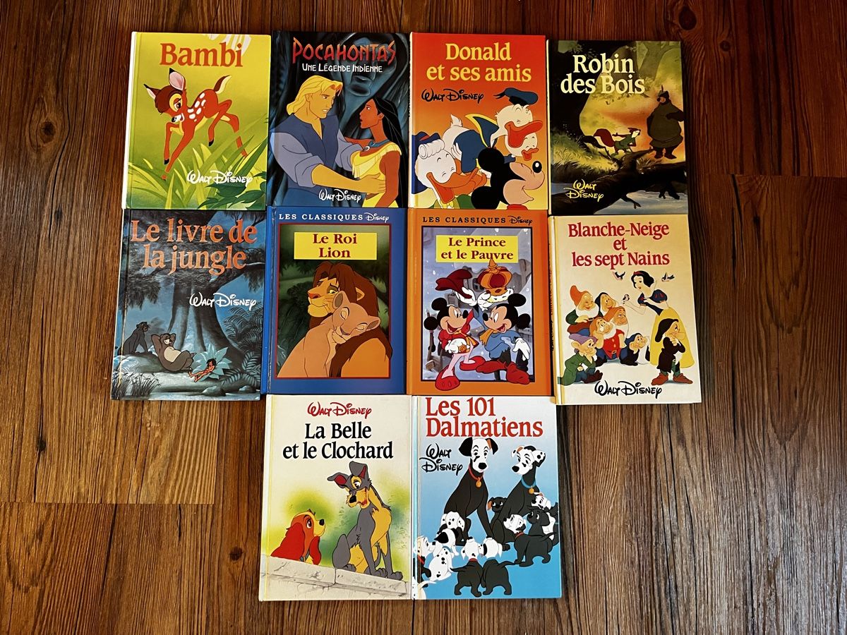 Libri: 10 livres Disney, 10 Bücher – Usato da Gstaad venduto da BergUndSchnee 1