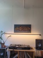 Moderne Led Pendelleuchte schwarz 