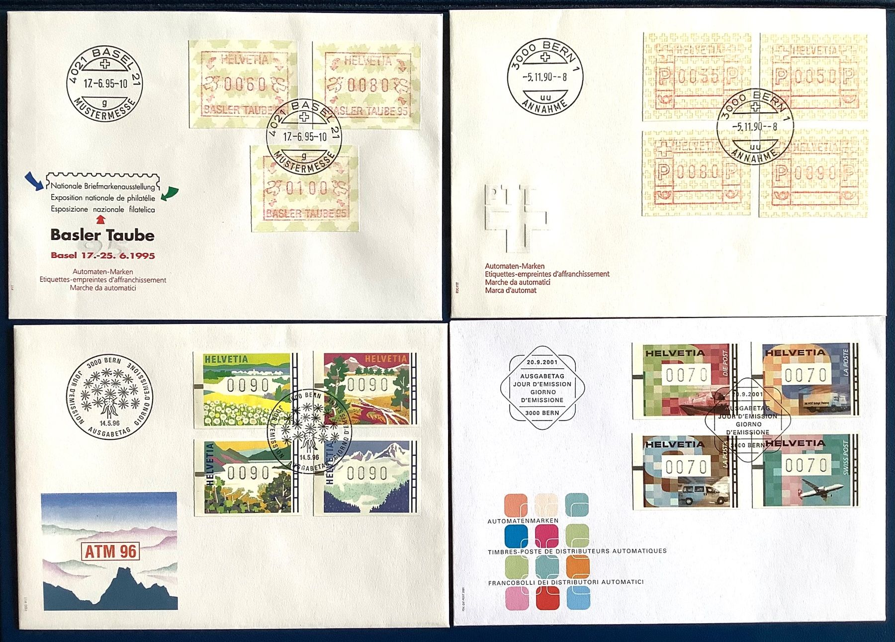 Tutti i francobolli: 1990 - 2001 / ATM - FDC - Basler Taube + Div. – Nuovo (secondo la descrizione) da Liestal venduto da Skunk02