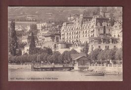 MONTREUX - Débarcadère et Hôtel Suisse - 1910