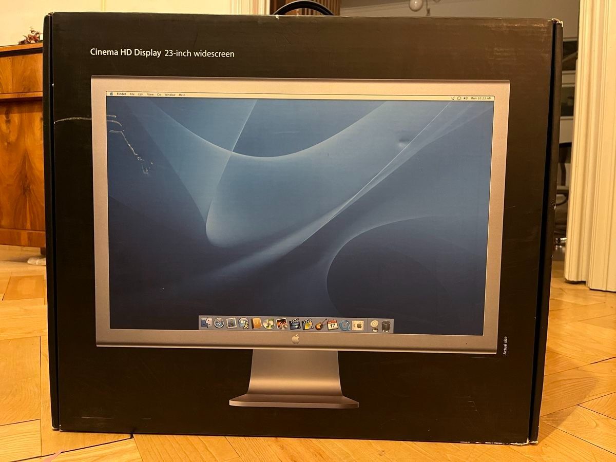 Apple Monitore: Apple Cinema HD Display 23", Originalverpackt! – Gebraucht aus Mülligen von vagos85 1