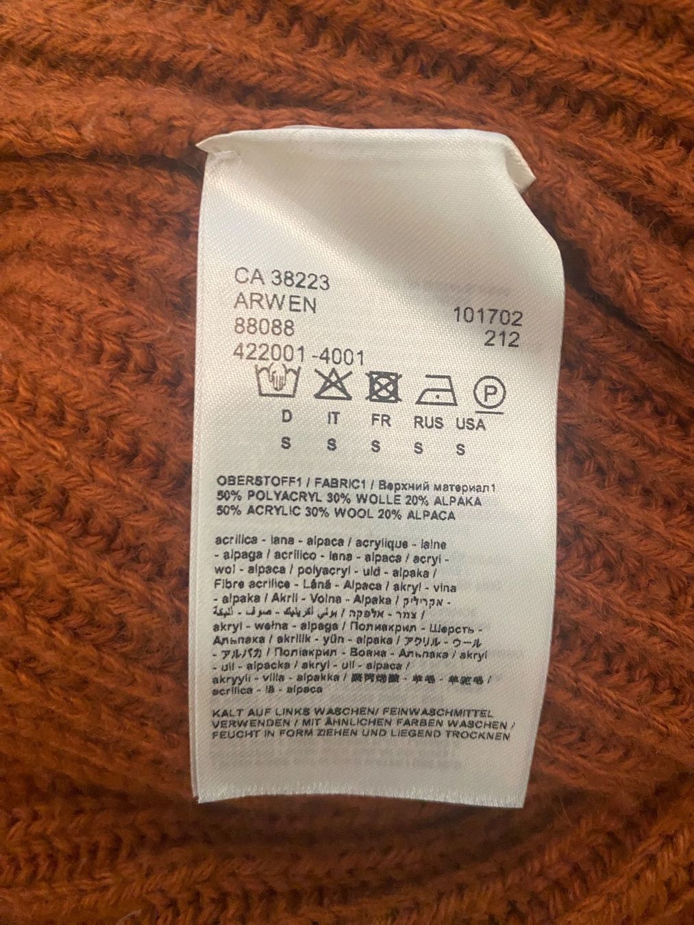 Drykorn Maglioni & Felpe: Drykorn Pullover Arwen dunkelorange Gr. S – Usato da Binz venduto da chr_5ljt 3