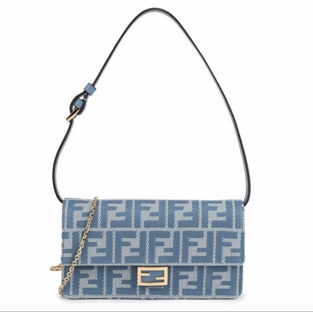Fendi Borse da donna: Fendi Baguette FF Jacquard Denim – Nuovo (secondo la descrizione) da Chur venduto da tince07 1